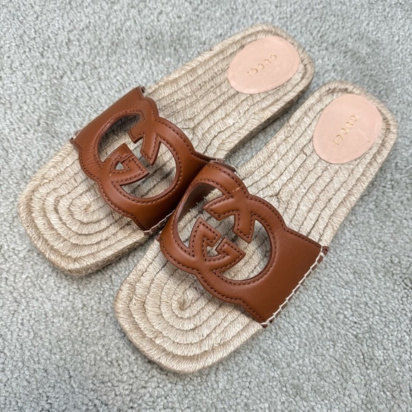 Gucci Interlocking G Slides Espadrilles - Picture 3 of 7